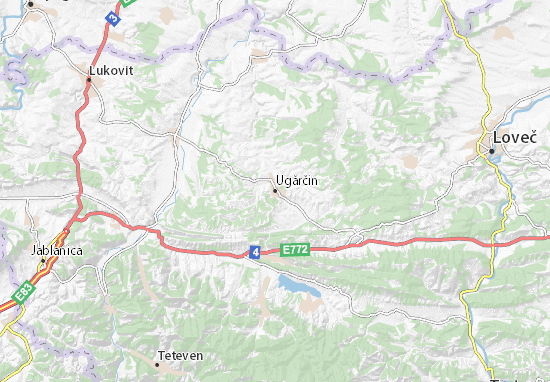 Ugărčin Map