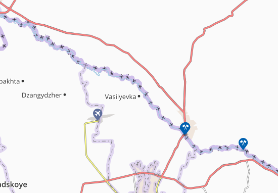 Karte Stadtplan Vasilyevka