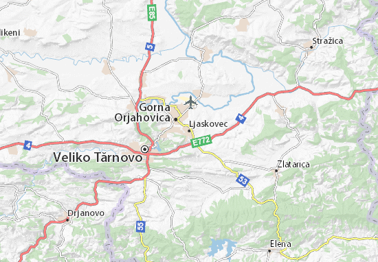 Karte Stadtplan Ljaskovec