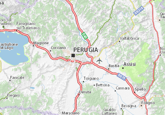 Casaglia Map
