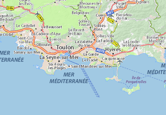 Kaart Plattegrond Sainte-Marguerite