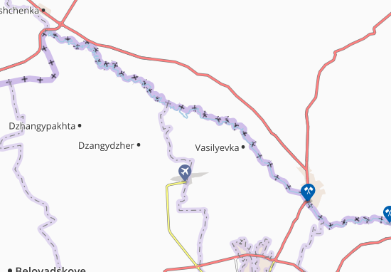 Kaart Plattegrond Vasil&#x27;Yevskiy
