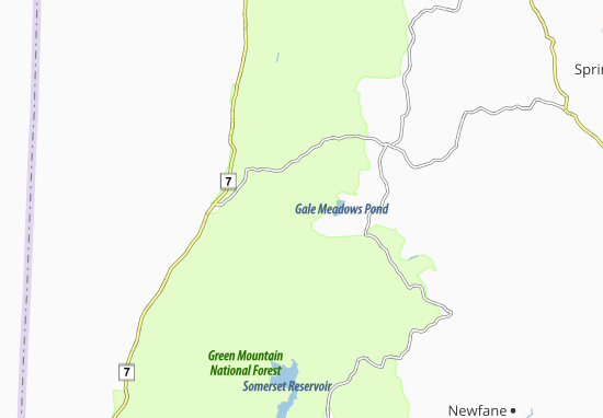 Kaart Plattegrond Bondville