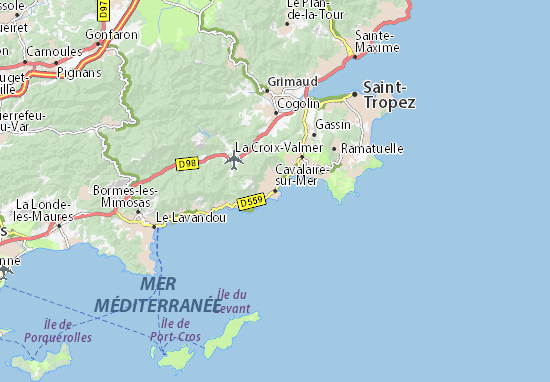 Carte-Plan Cavalaire-sur-Mer