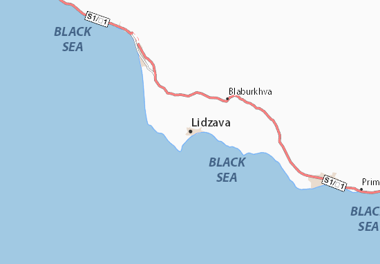 Karte Stadtplan Lidzava