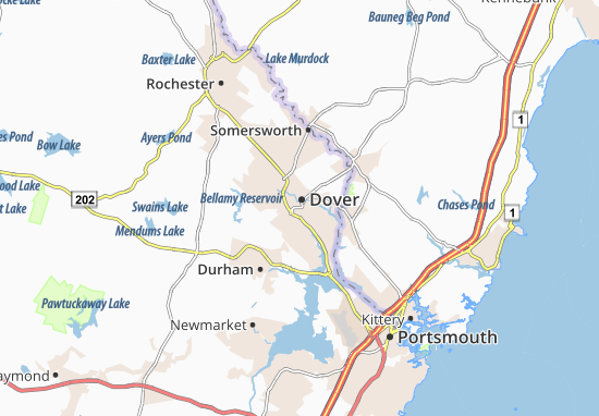 Mapa Dover