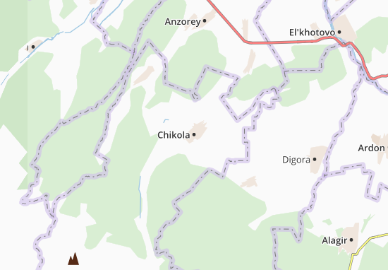 Kaart Plattegrond Chikola