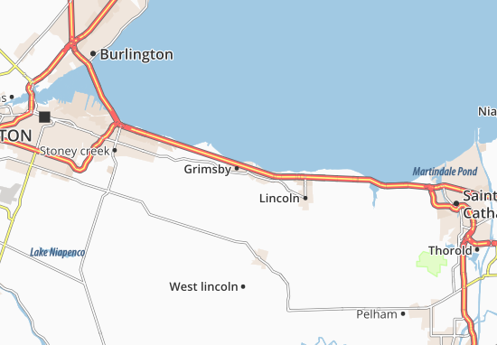 Kaart Plattegrond Grimsby