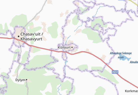 Kizilyurt Map