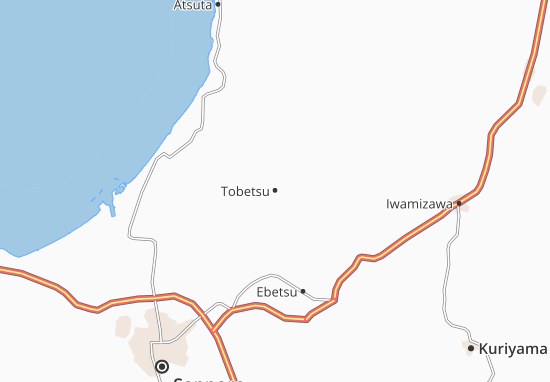 Karte Stadtplan Tobetsu