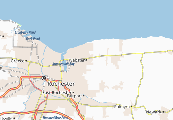 Karte Stadtplan Webster