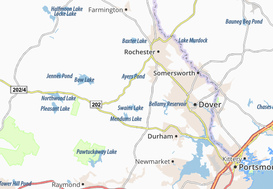 Karte Stadtplan Barrington