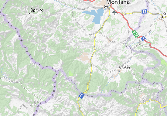 Berkovica Map