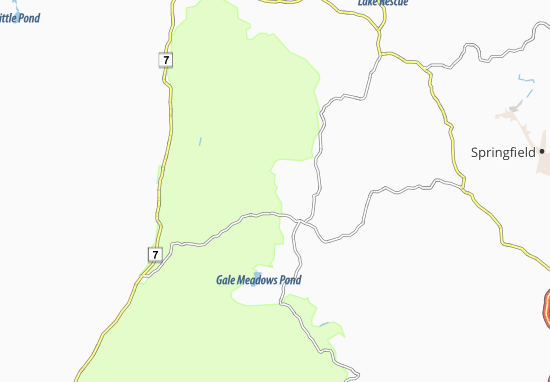 Kaart Plattegrond North Landgrove