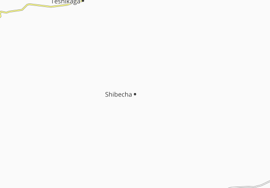 Mapa Shibecha