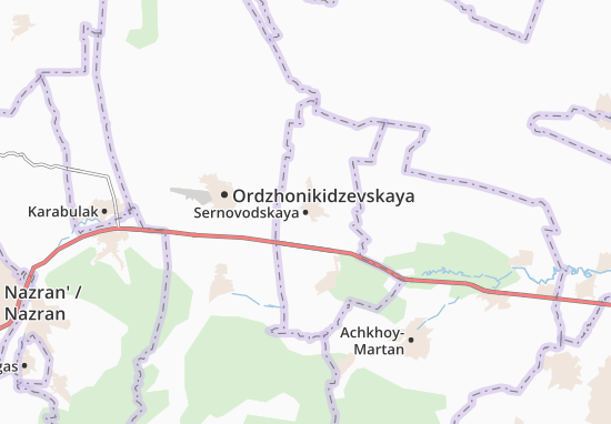 Mapa Sernovodskaya