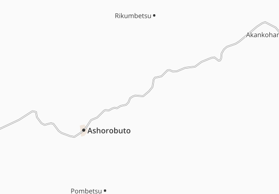 Karte Stadtplan Naka-Ashoro