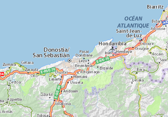 Mapa Pasai Donibane