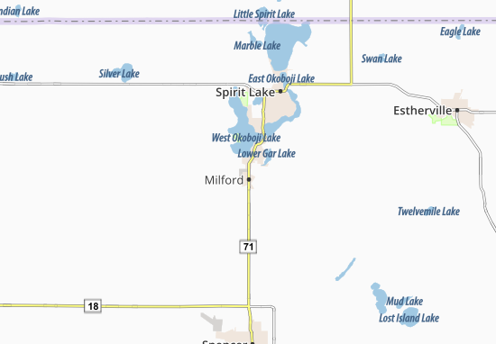 Kaart Plattegrond Milford