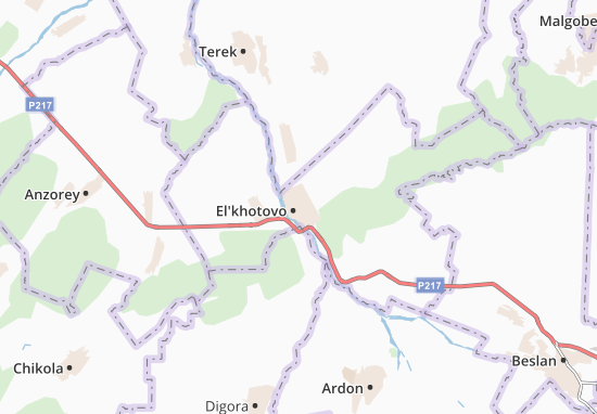 El&#x27;khotovo Map