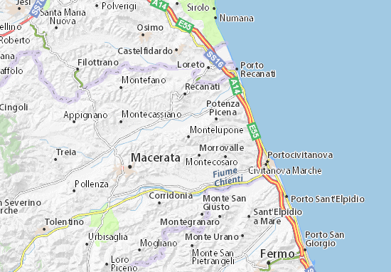 Karte Stadtplan Sant&#x27;Ignazio