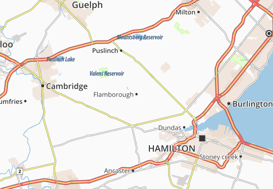 Karte Stadtplan Flamborough
