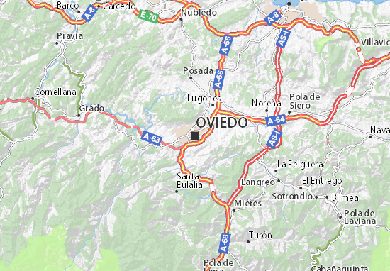 Oviedo Map