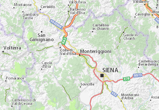 Mapas-Planos Monteriggioni