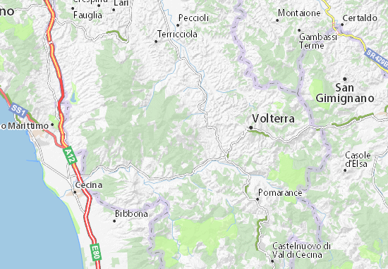 Mappe-Piantine Montecatini Val di Cecina