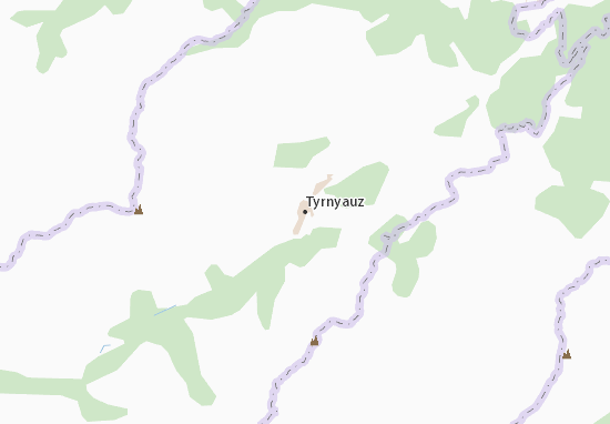 Kaart Plattegrond Tyrnyauz