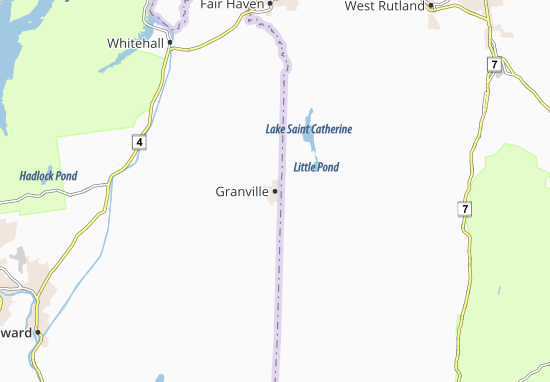 Karte Stadtplan Granville