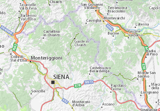 San Regolo Map