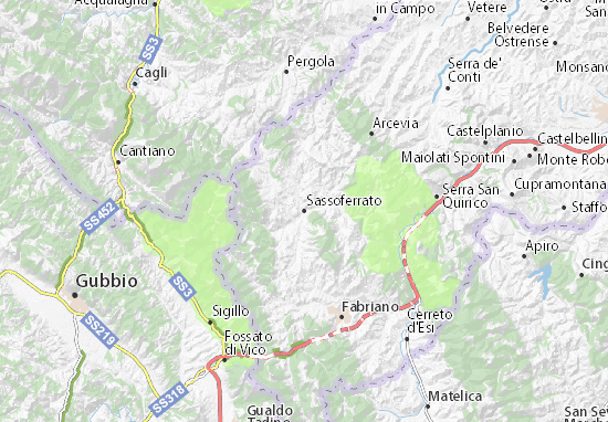 Mappe-Piantine Sassoferrato