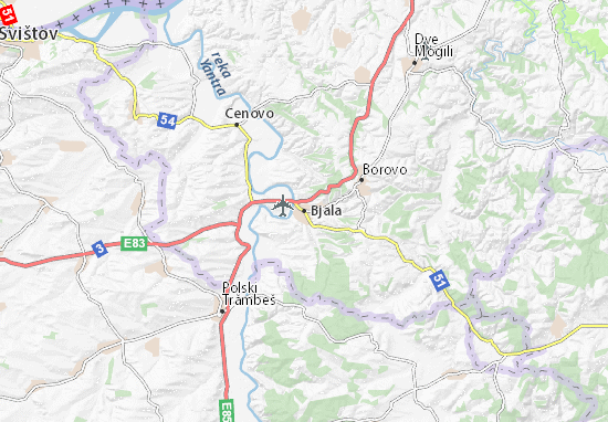 Bjala Map