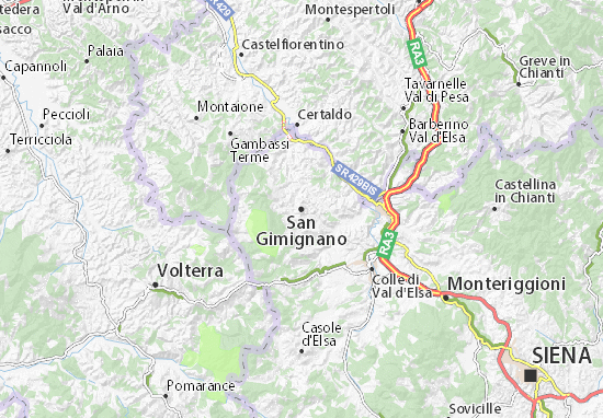 Mapas-Planos San Gimignano