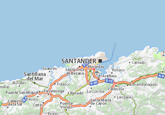Kaart Plattegrond San Cibrián