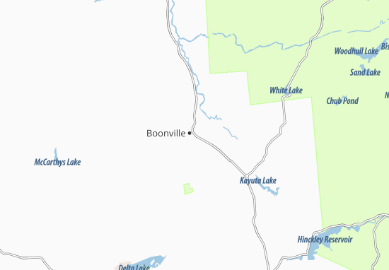 Kaart Plattegrond Boonville