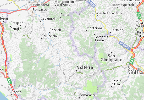 Kaart Plattegrond Villamagna