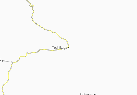 Kaart Plattegrond Teshikaga