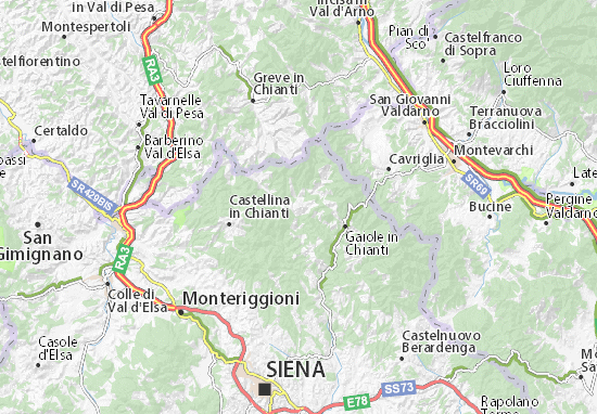 Mappe-Piantine Radda in Chianti