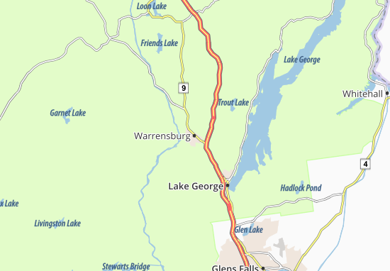 Kaart Plattegrond Warrensburg