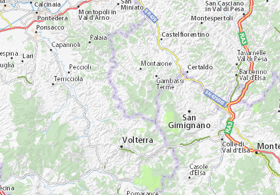 Montignoso Map