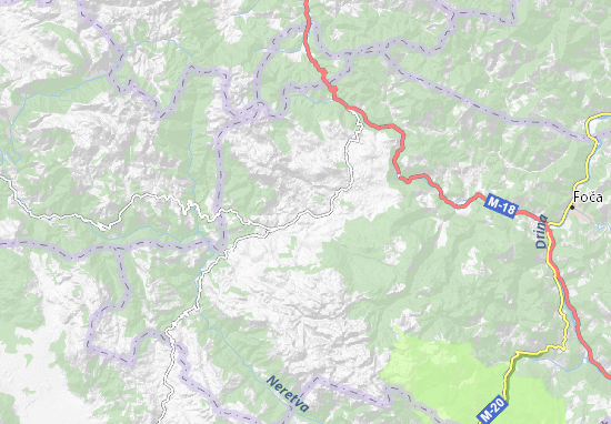 Kaart Plattegrond Kalinovnik