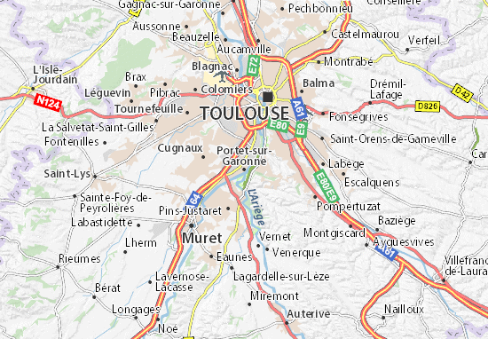 Portet-sur-Garonne Map