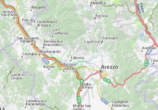 Castiglion Fibocchi Map