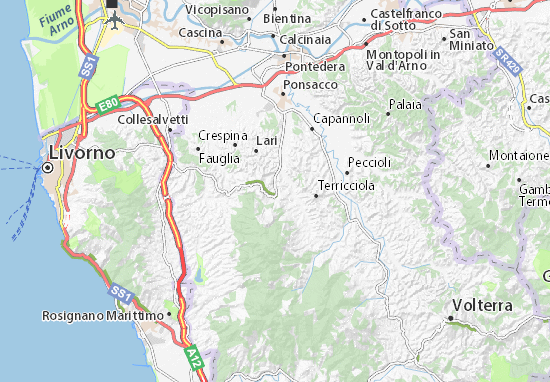 Mappe-Piantine Casciana Terme
