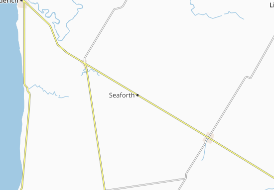 Karte Stadtplan Seaforth