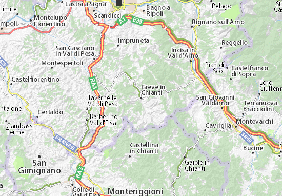 Mappe-Piantine Greve in Chianti