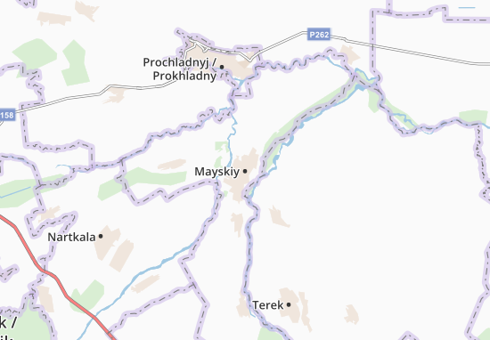 Karte Stadtplan Mayskiy