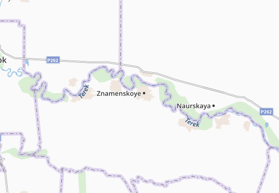 Kaart Plattegrond Znamenskoye